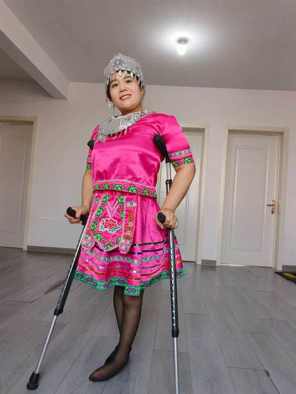 Carrie: The Polio Lady's Miao Ethnic Costumes