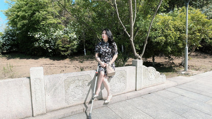 Nancy:Polio Lady wearing a short skirt