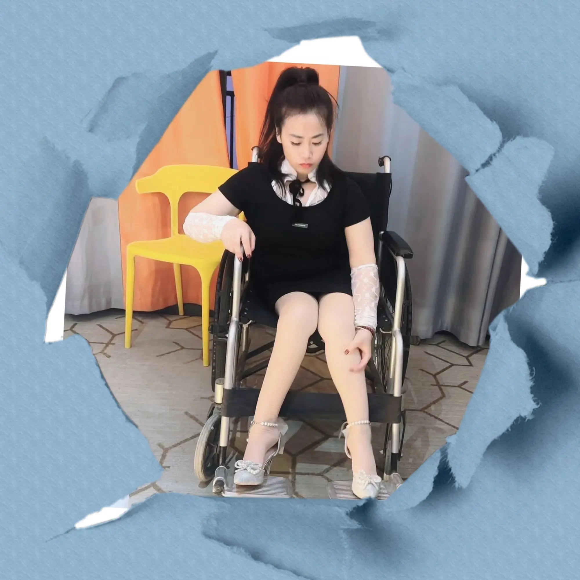 Susie: Polio Lady get out of bed AmputeeClub