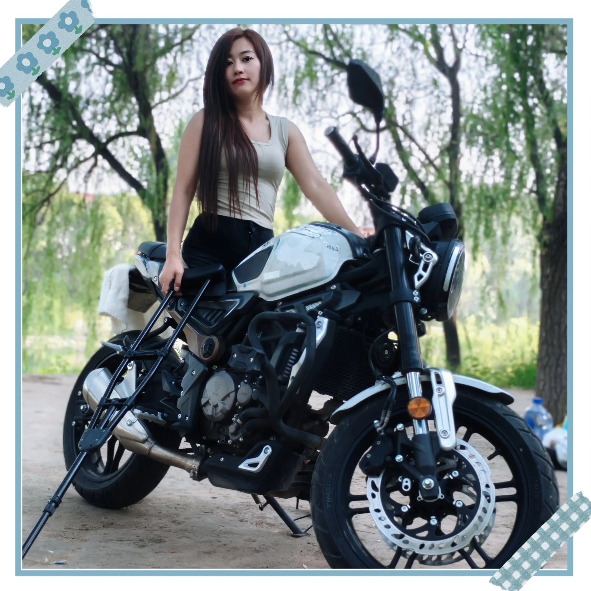 Emma: RHD Amputee Girl Motorcycle Rider AmputeeClub
