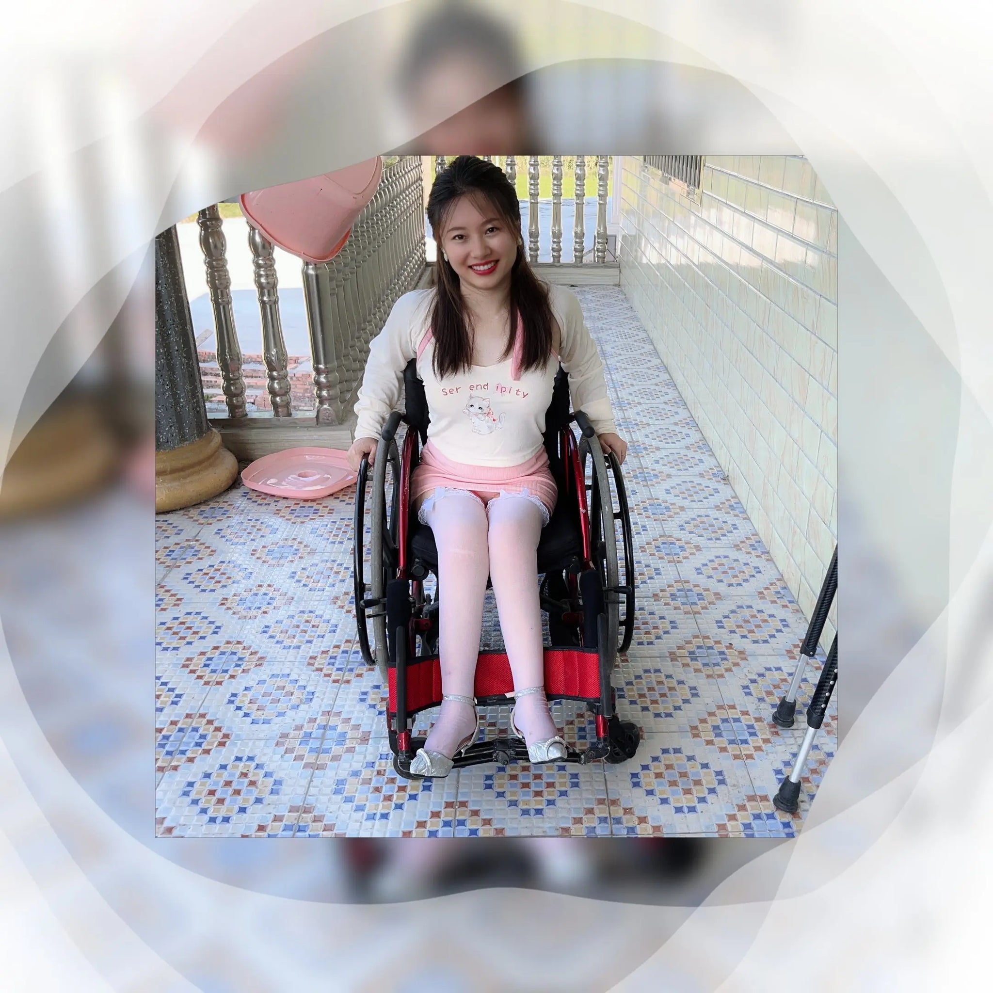 Miki: Polio Girl's Crawling in Life AmputeeClub