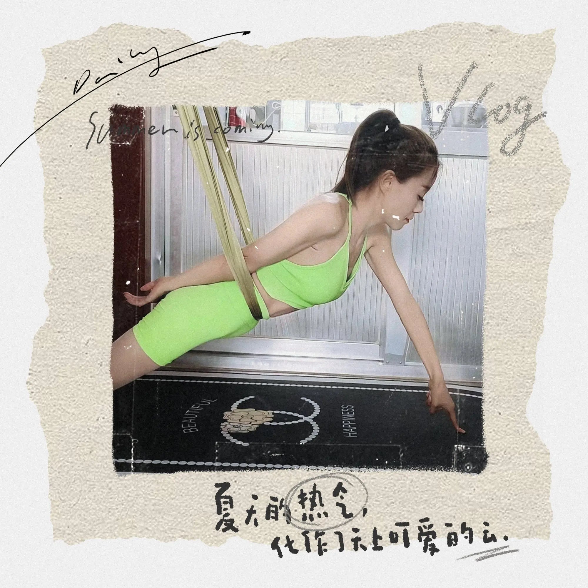 Cece: DBK Amputee Girl Yoga Band Practice AmputeeClub