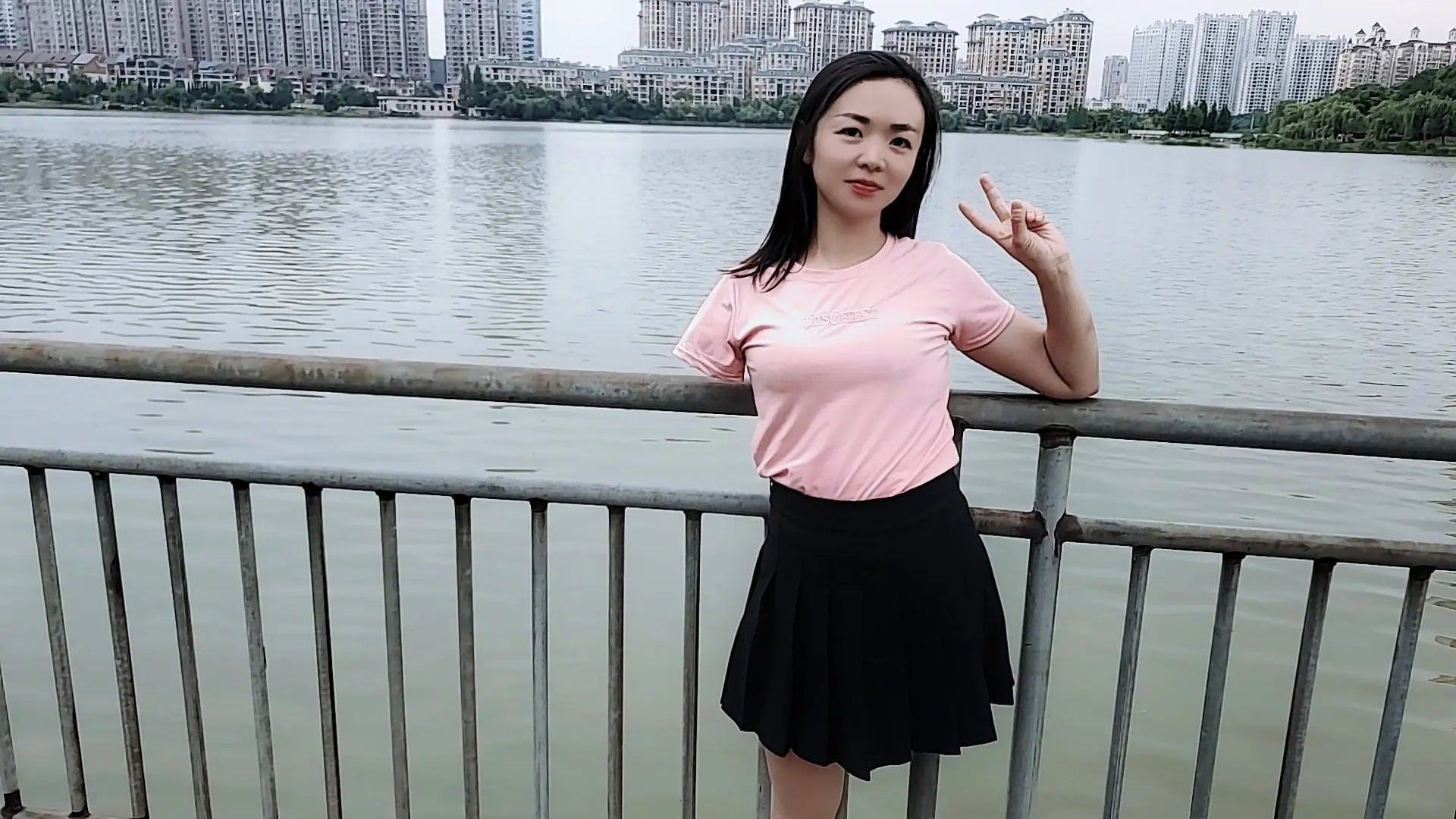 Mila: Ooe Amputee Girl takes a walk by the river AmputeeClub