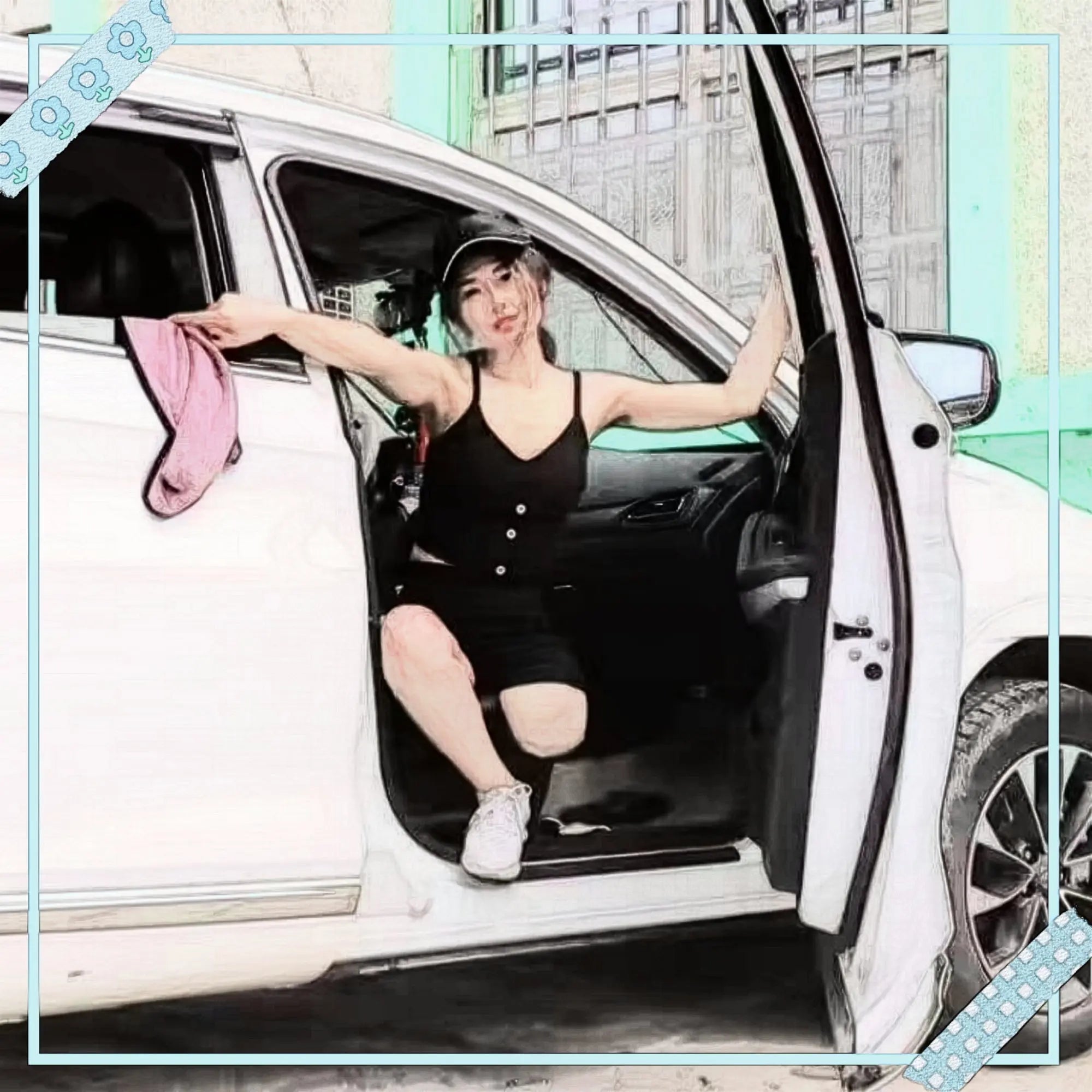 Ayla: Sak Amputee Girl Car Wash AmputeeClub