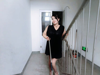 Carrie: Polio Girl crouches down walks