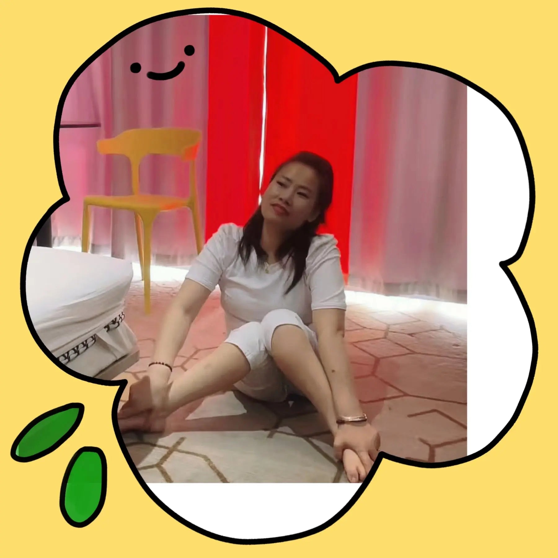 Susie:Polio Lady in the hotel AmputeeClub