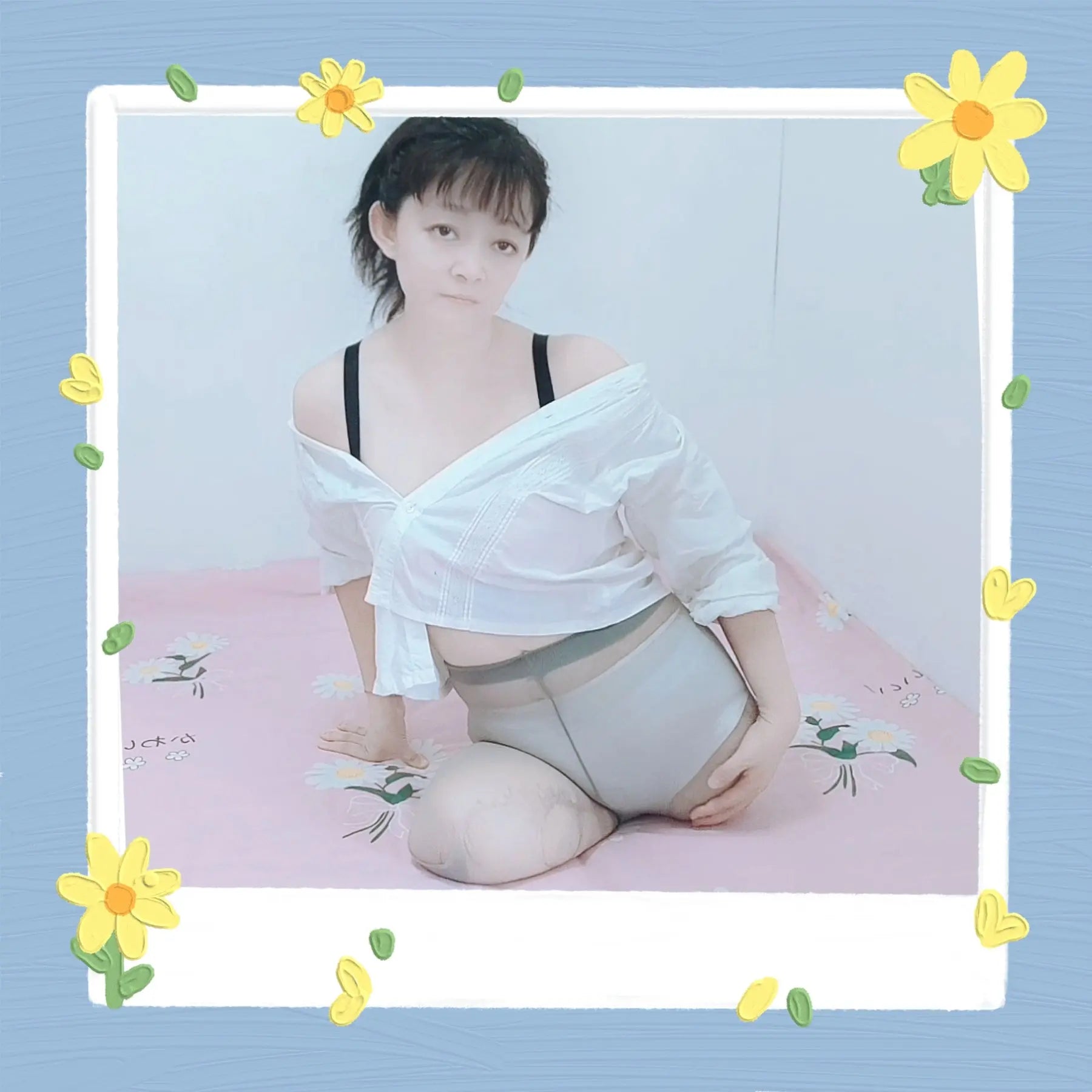 Sugar: Dak(Ak+Hd) Amputee Girl - Wash her hair AmputeeClub