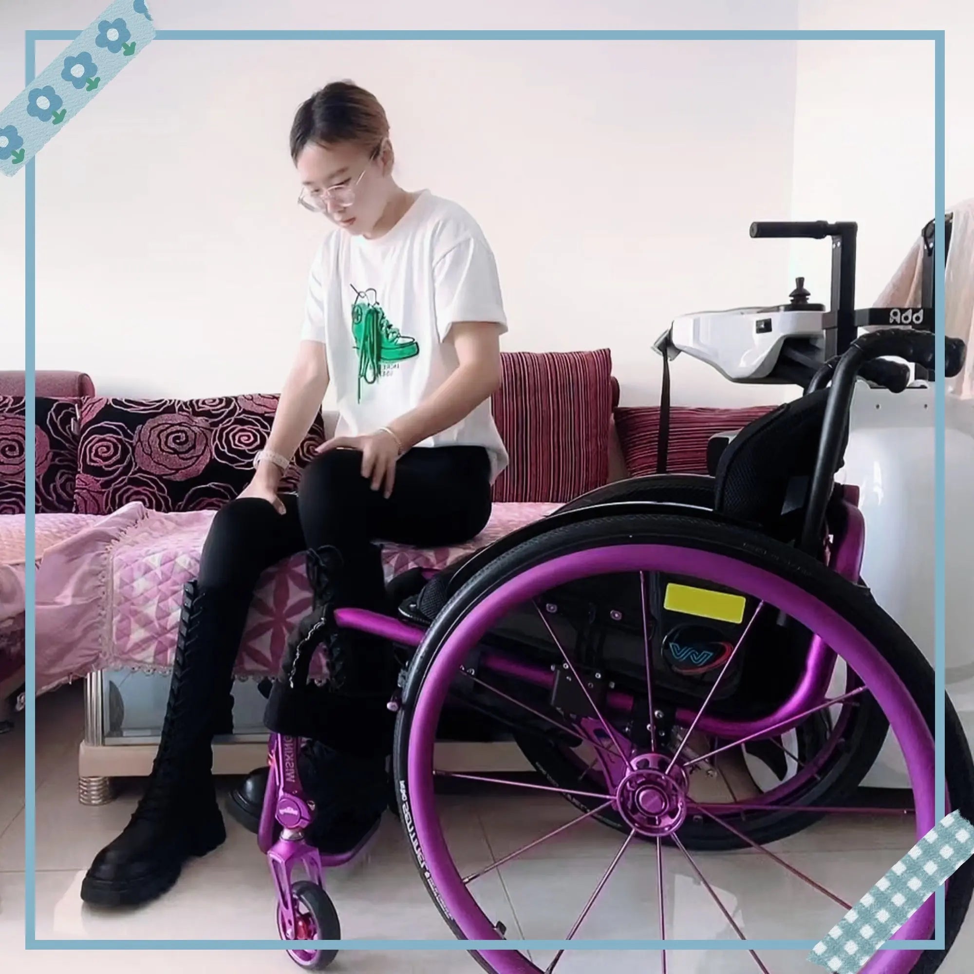 Zoe: Paraplegic Girl - Moving Legs AmputeeClub