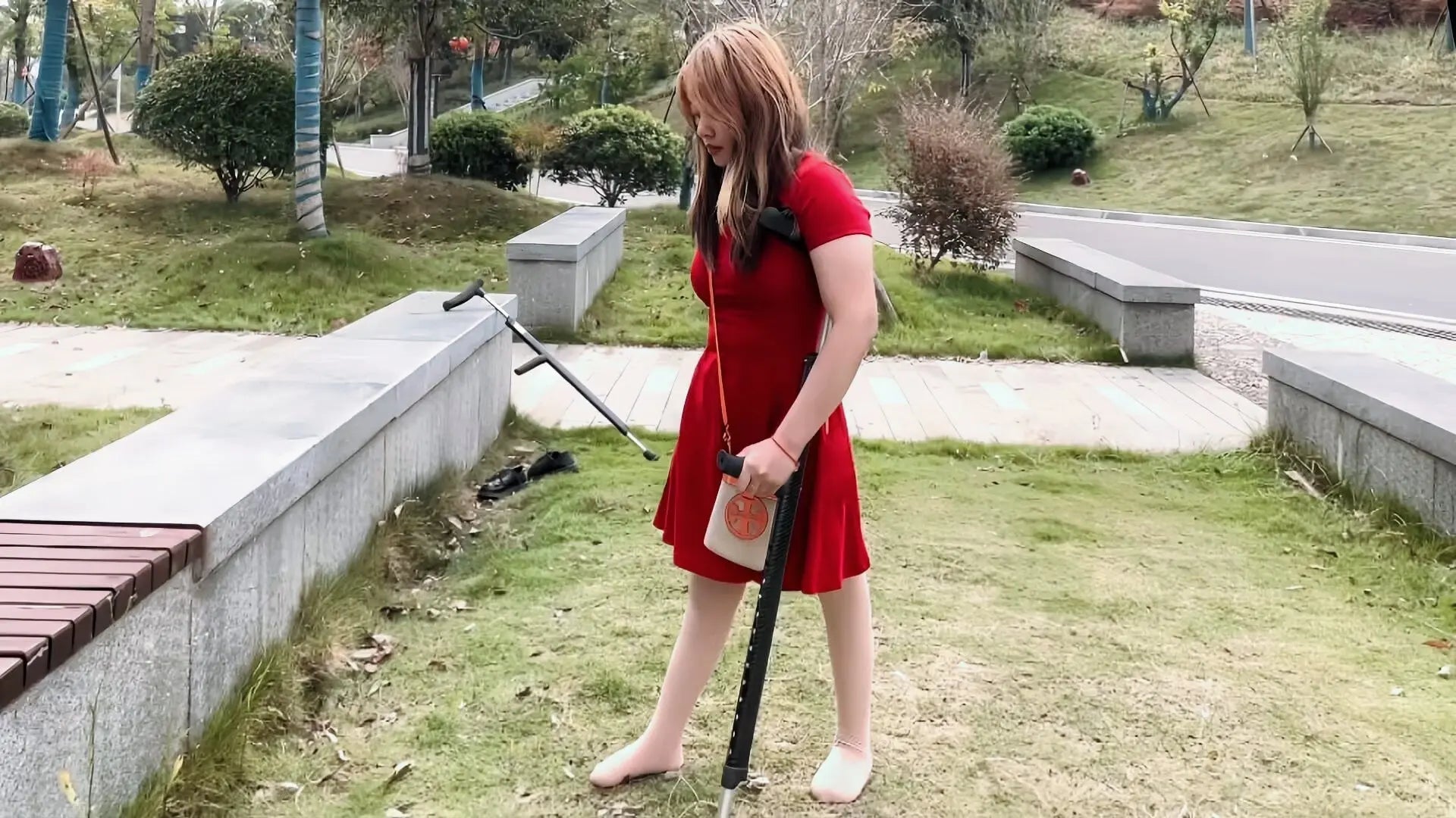 Miki: Polio Girl- Red Skirt