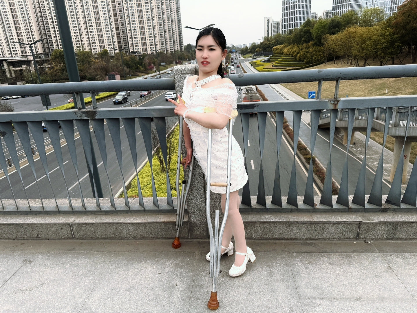 Maria: Polio Girl - Pedestrian Overpass
