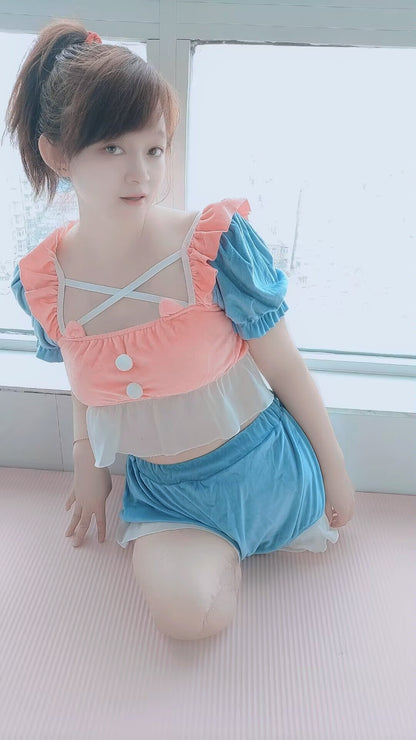 Sugar: Dak Amputee Girl - Lively Girl Dress Up