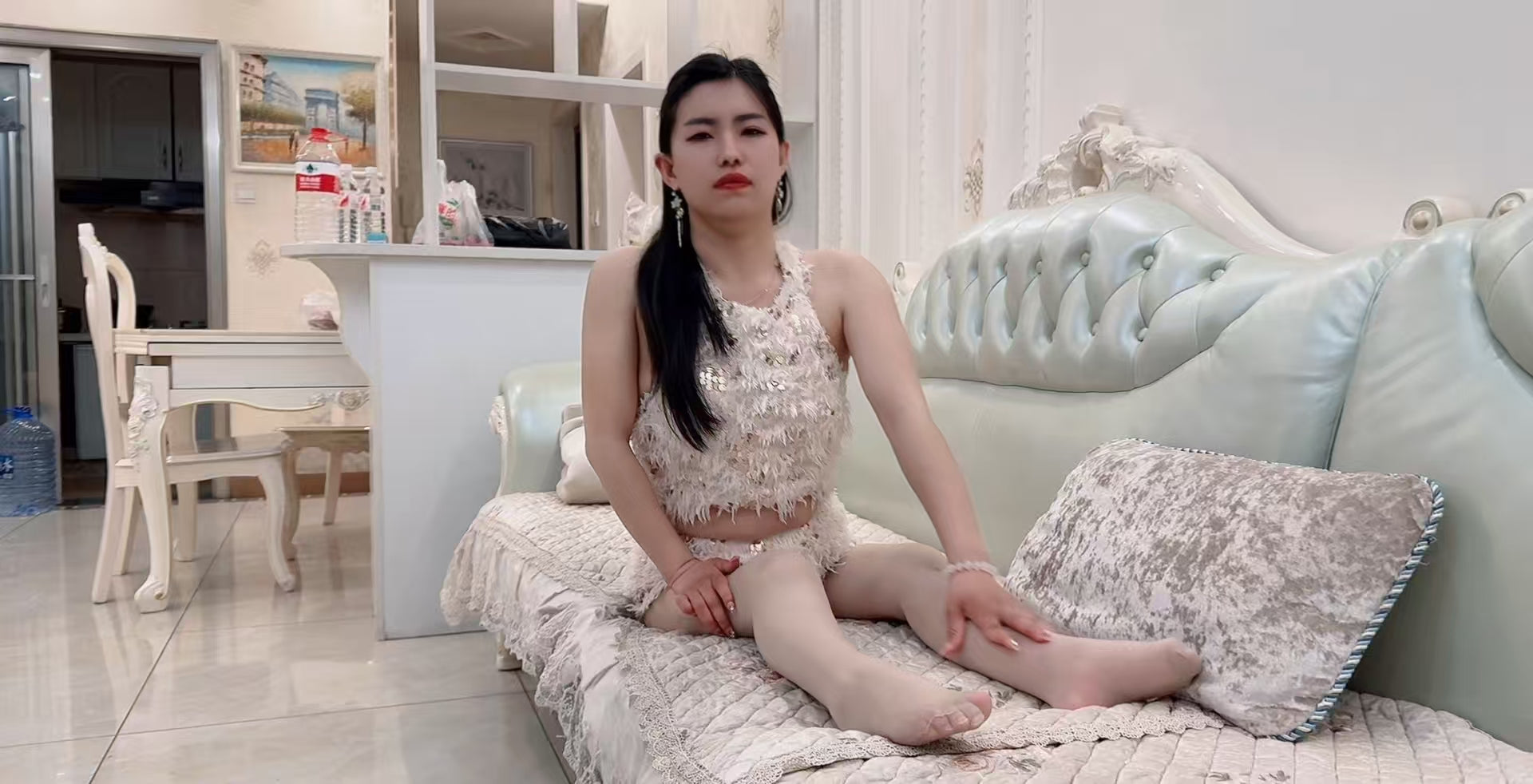 Maria: Polio Girl - unable to stand, sit on the floor, and move
