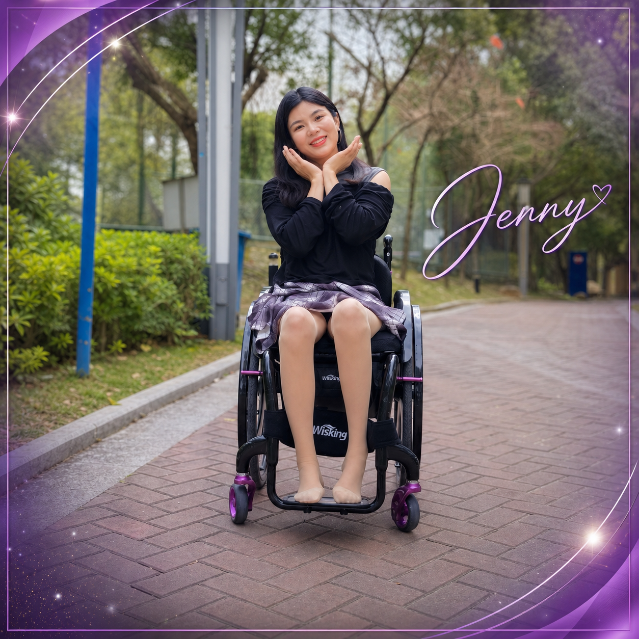 The Para Girl Jenny - High Heels and Wheelchair for Outings